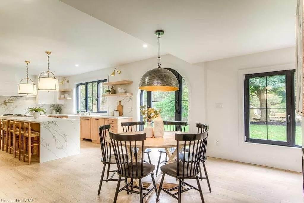 Charming Breakfast Nook with a View of Nature