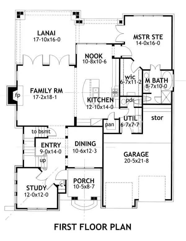 Explore This Spacious First Floor with a Cozy Lanai and Expansive Family Room