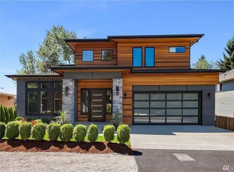 Modern Craftsman with Striking Cedar Facade