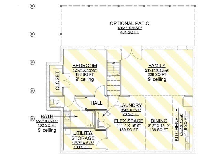 Flex Space and Laundry: Smart Use of Space