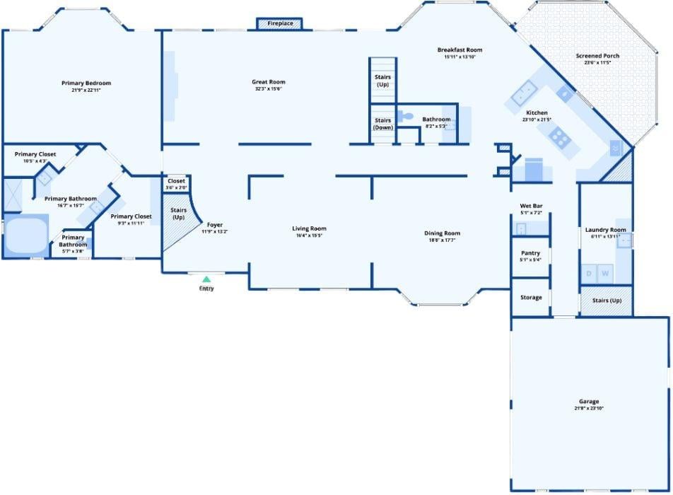 Expansive Main Level Complete with a Cozy Breakfast Nook