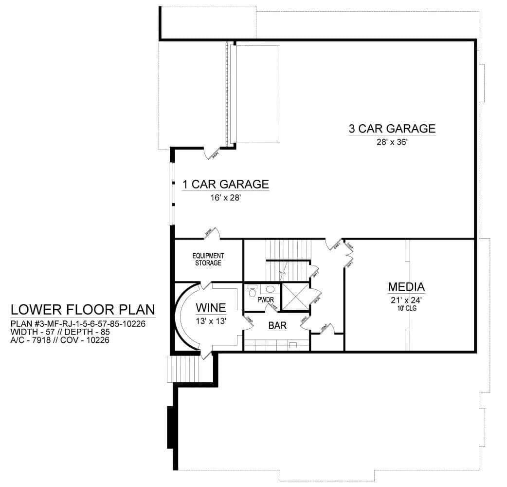 Explore the Expansive Garage and Entertainment Hub on the Lower Floor