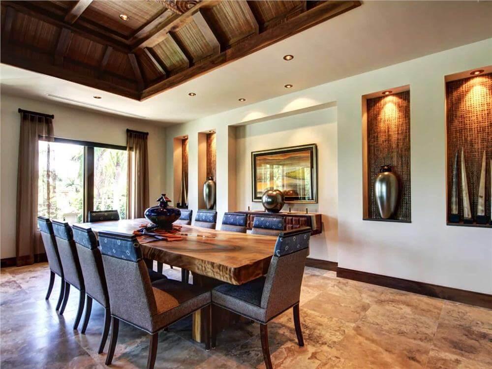 Admire the Craftsmanship of This Live-Edge Dining Table