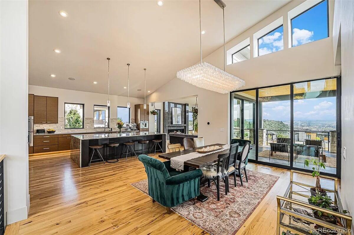 Expansive Kitchen and Dining with Breathtaking Views