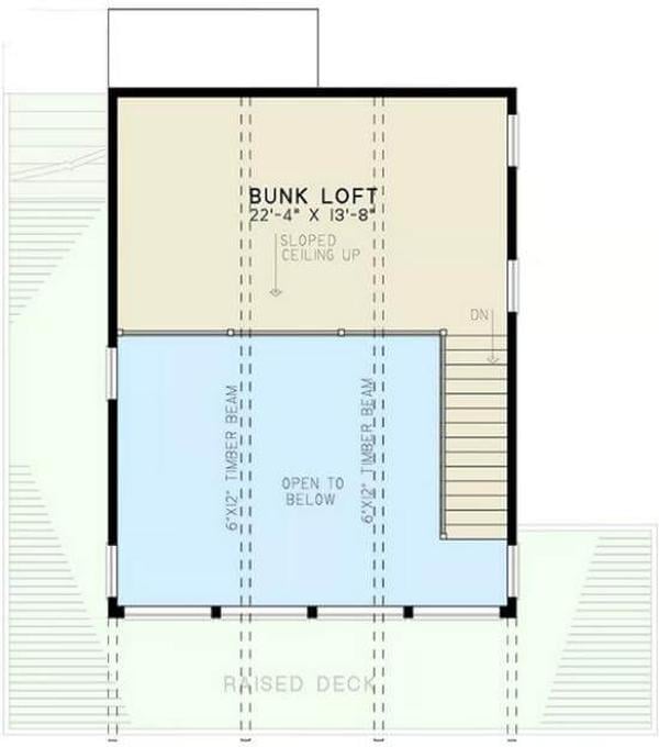 Check Out This Inviting Bunk Loft with a View to Below