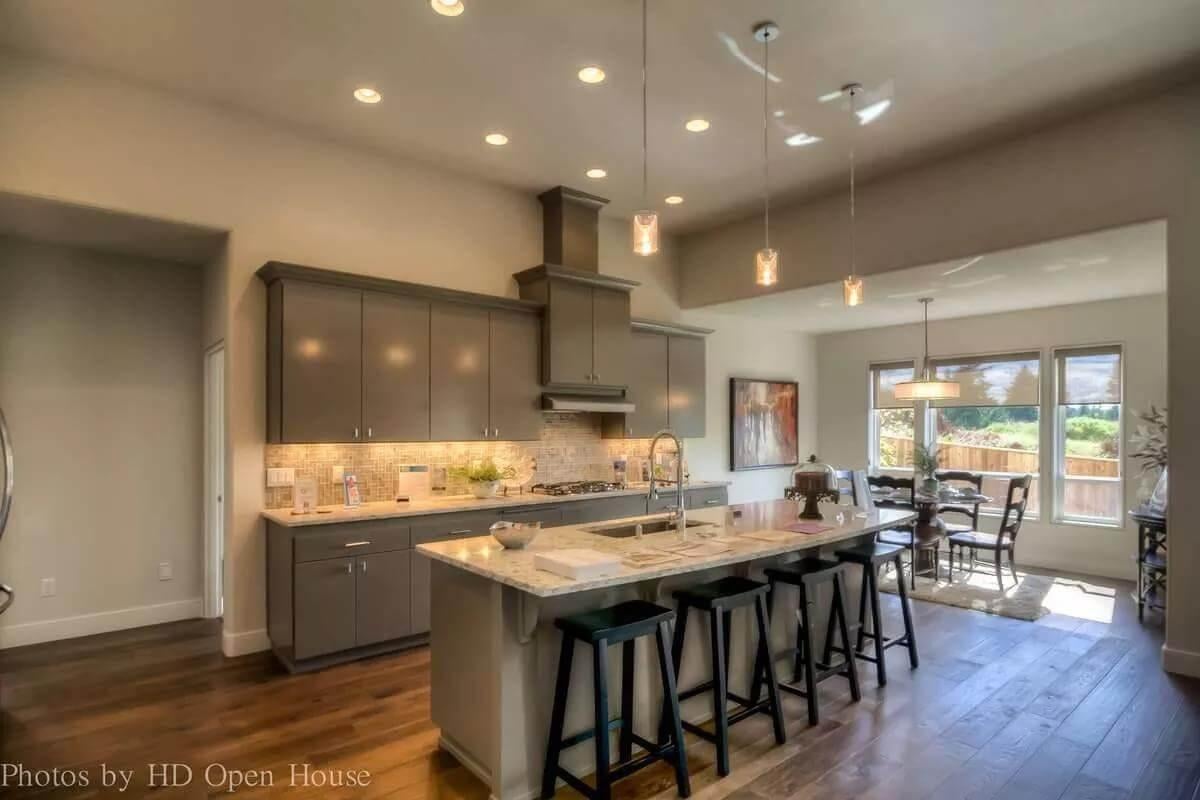 Look at That Kitchen Island! Perfect for Entertaining