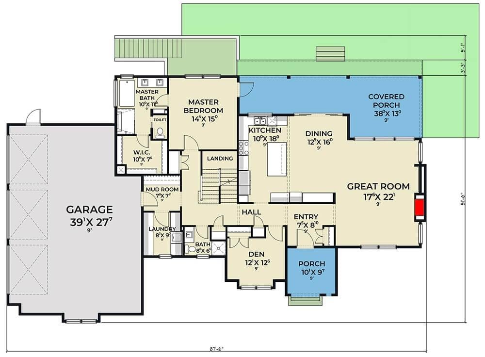 Exploring the First Floor Layout with a Spacious Great Room
