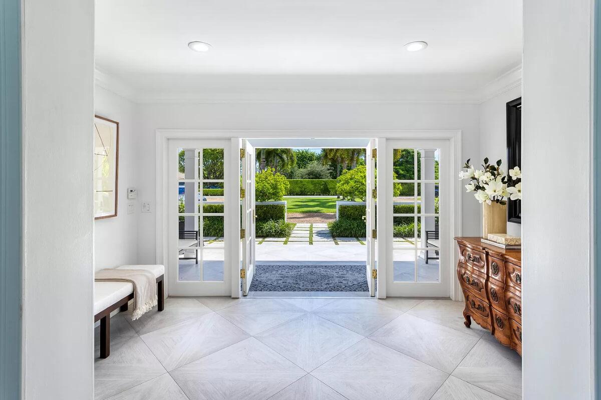 French Doors Opening to a Garden Oasis—Feel That Breeze