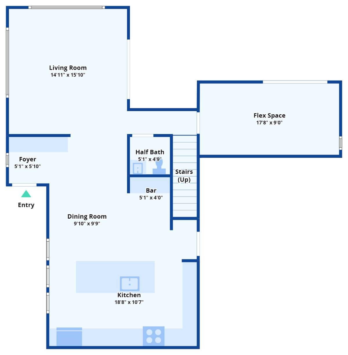 Explore This Layout with an Innovative Flex Space