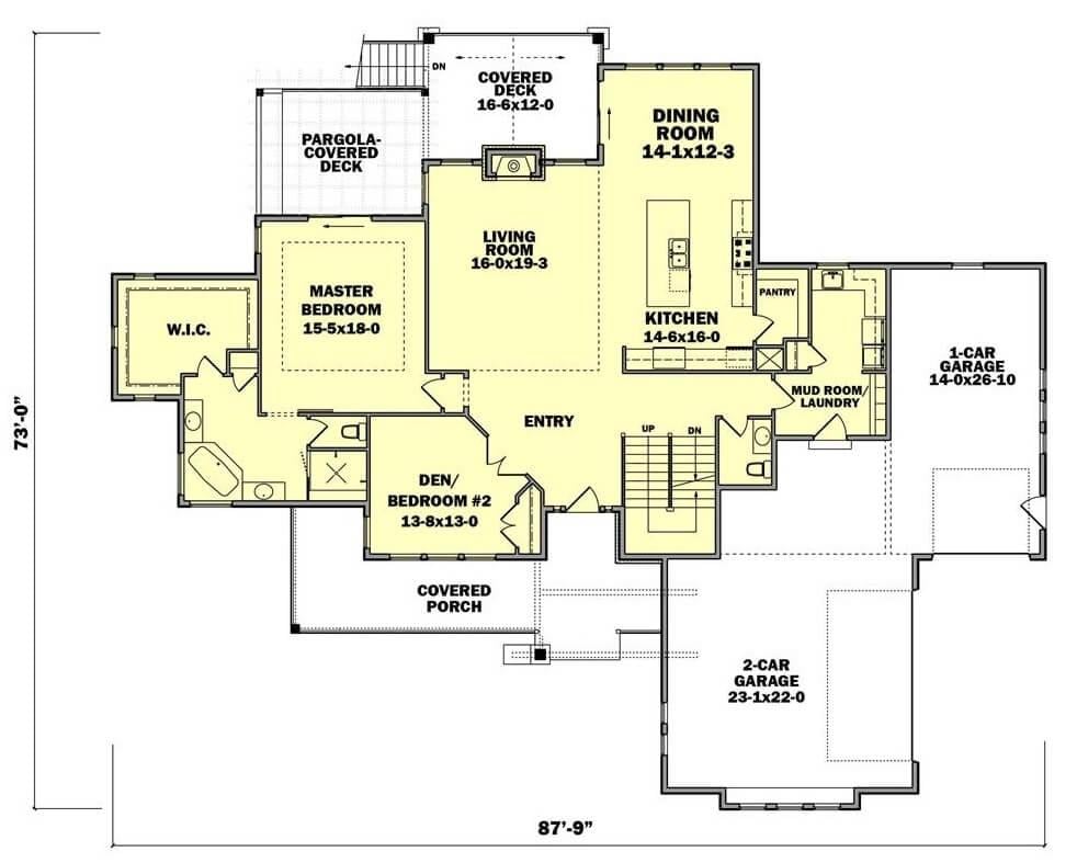 Explore This Thoughtfully Designed Floor Plan with Dual Garages