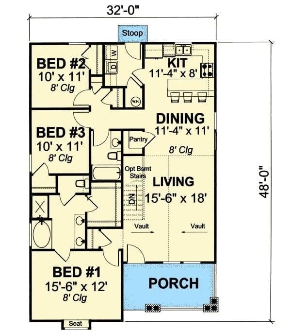 Explore This Thoughtfully Designed Three-Bedroom Home Layout