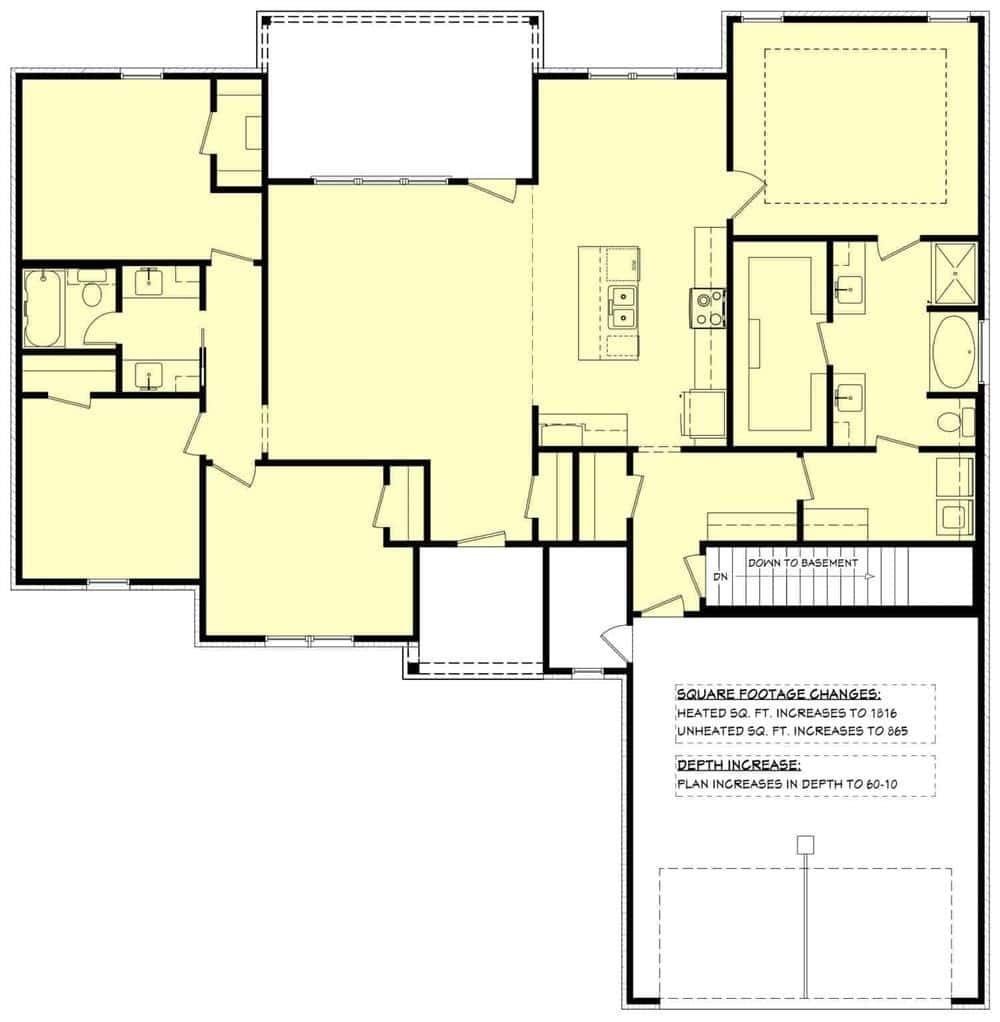 Exploring a Functional Floor Plan with Open Living Areas