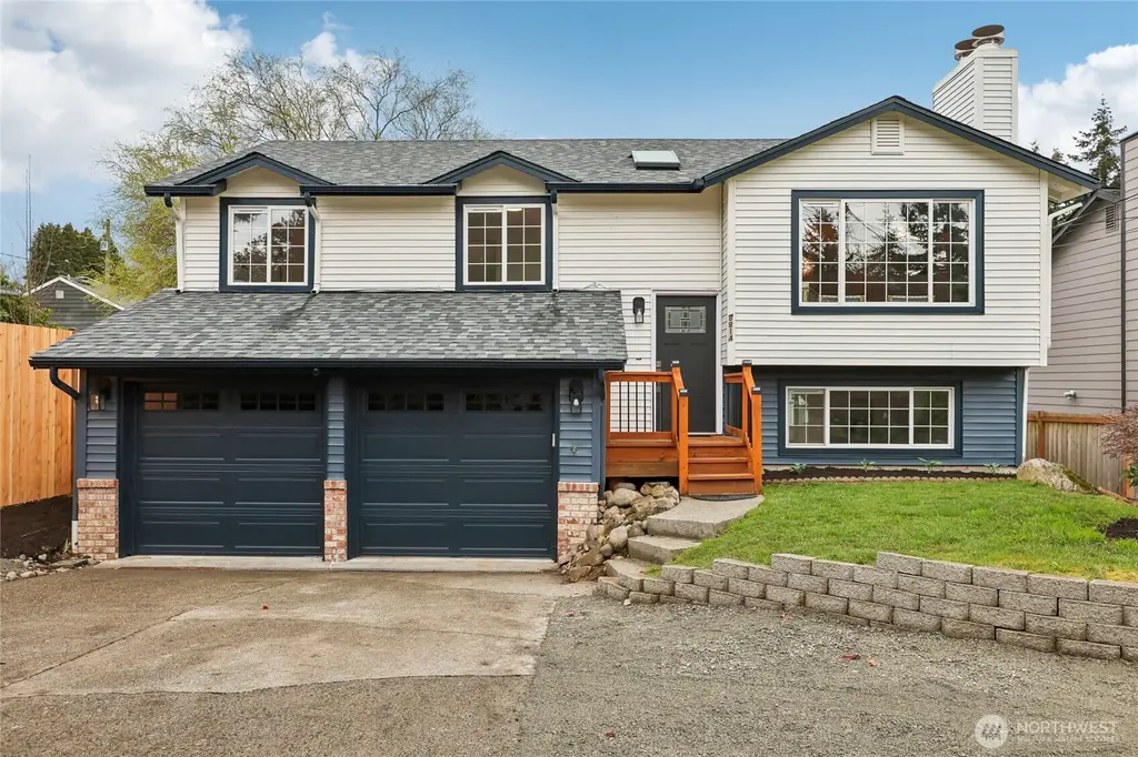 4-Bedroom Home Split-Level Home with Open-Concept Floor Plan and 2-Car Attached Garage (1,990 Sq. Ft. Floor Plan)
