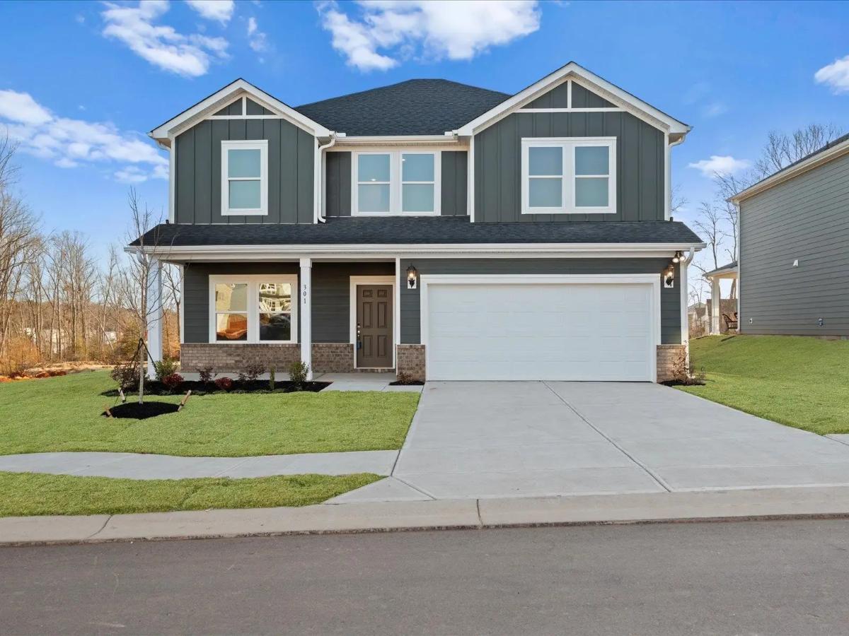 Craftsman-Style 4-Bedroom Home with Covered Patio and Two-Car Garage (2,345 Sq. Ft. Floor Plan)