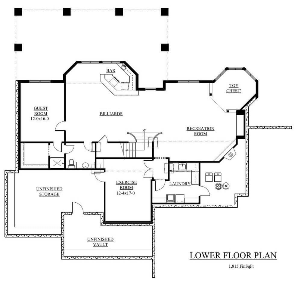 Explore the Versatile Lower Level with a Billiards Room and Bar