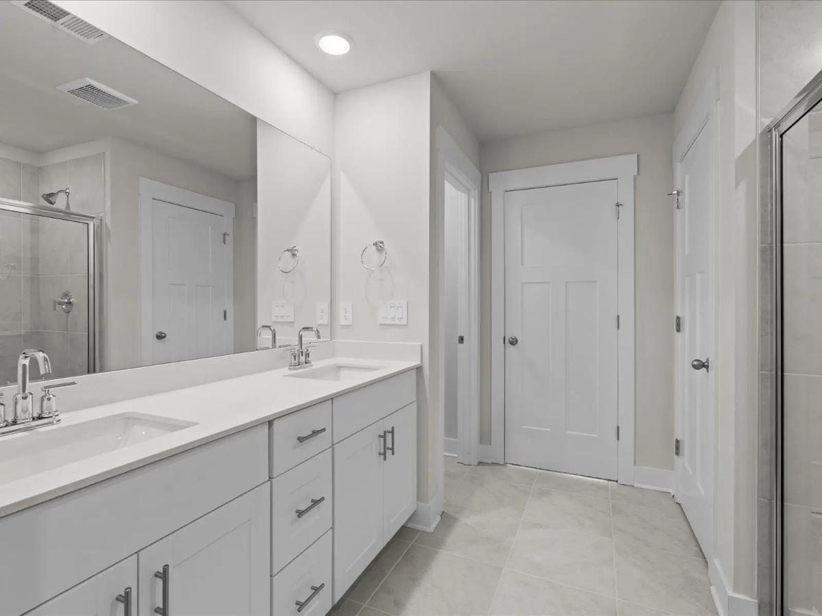 Craftsman-Style 4-Bedroom Home with Covered Patio and Two-Car Garage (2,345 Sq. Ft. Floor Plan)