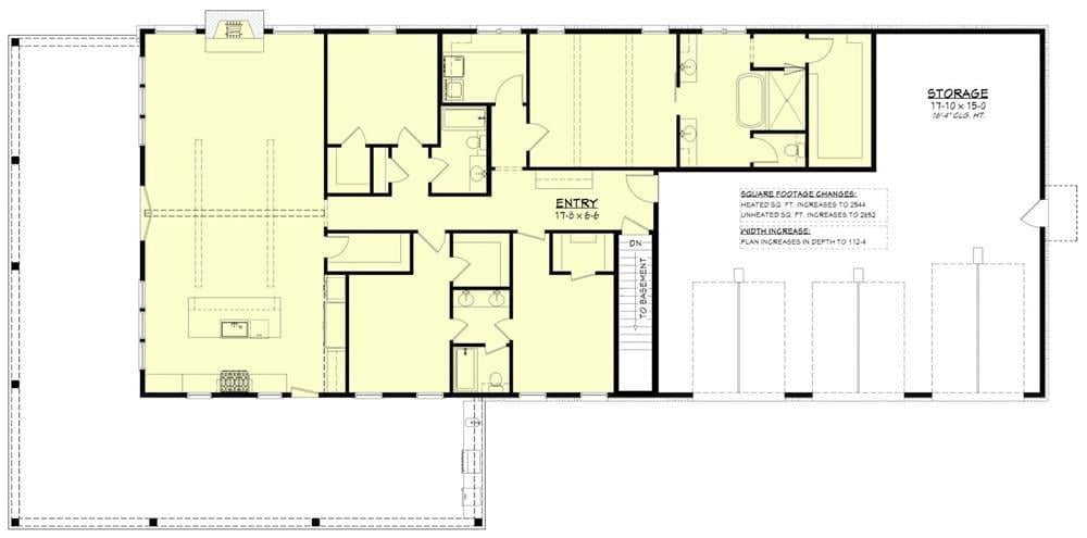 Exploring the Efficient Layout of This Spacious Floorplan