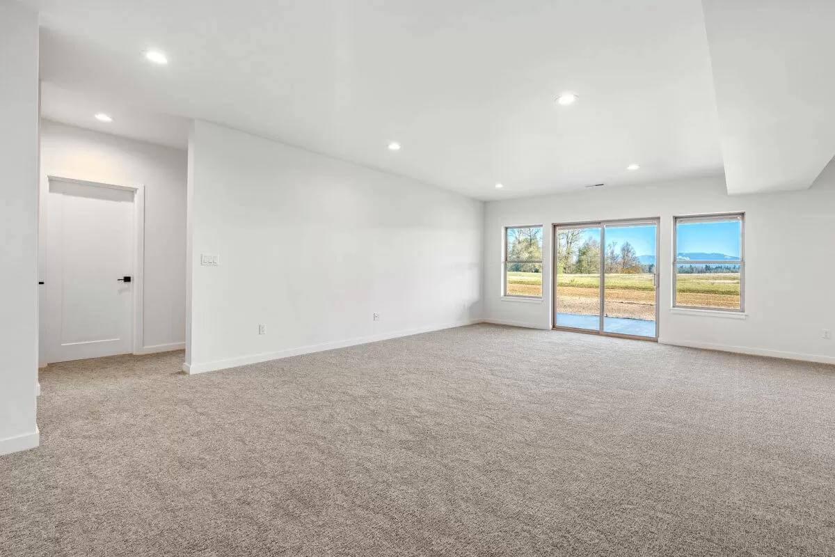 Expansive Views and Endless Potential in This Open Basement Space