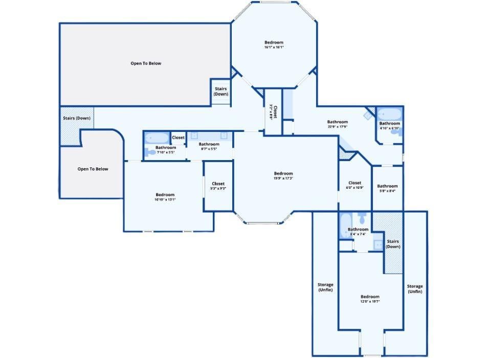 Upper-Level Haven with Multiple Bedrooms and Open Spaces