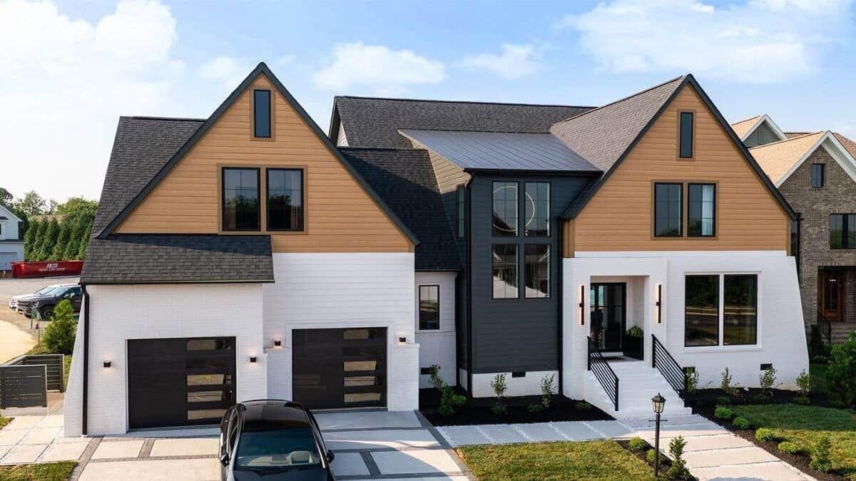 Wow, Look at This Contemporary Home with Bold Contrasts