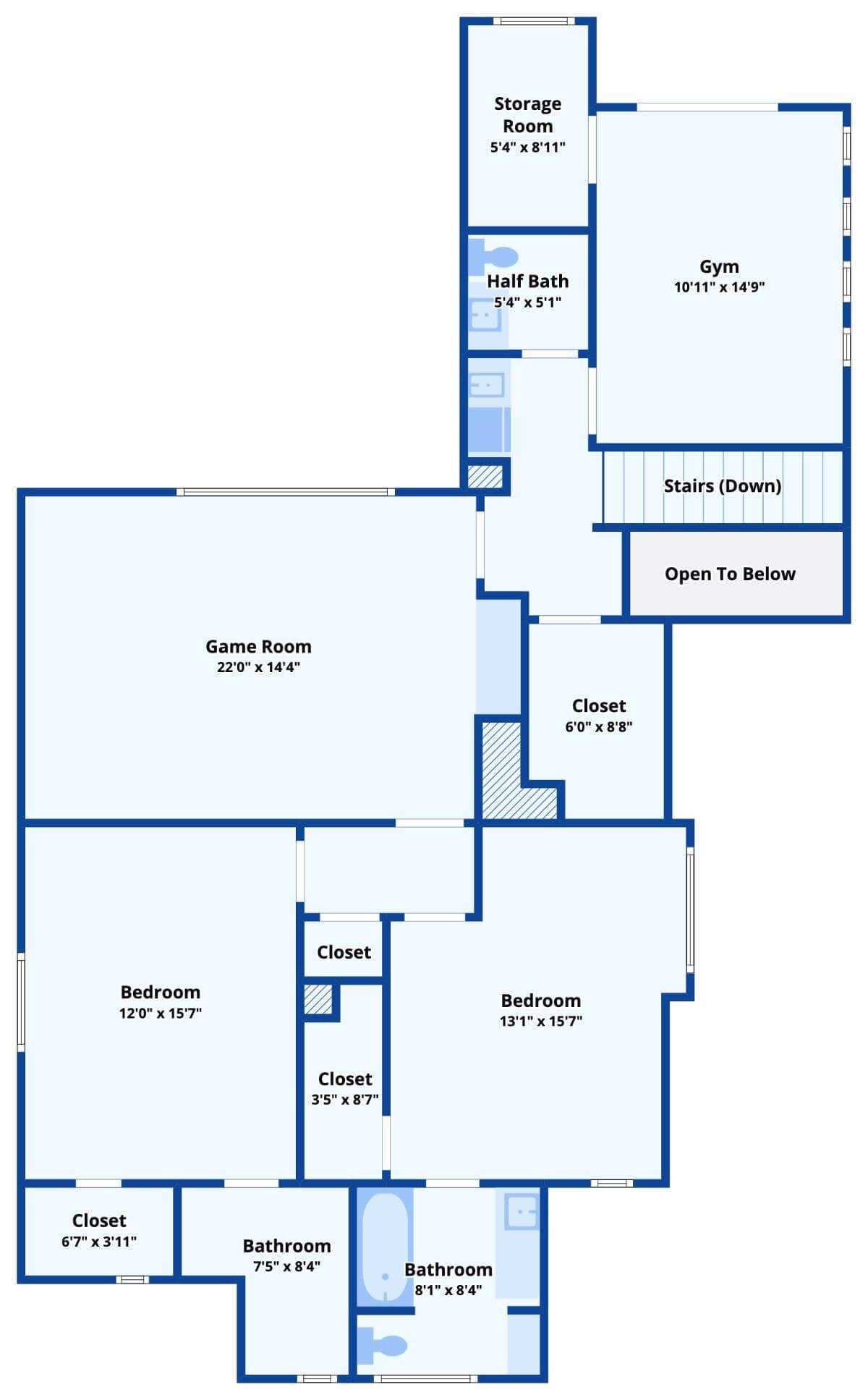 Check Out This Lower Level Layout With a Huge Game Room