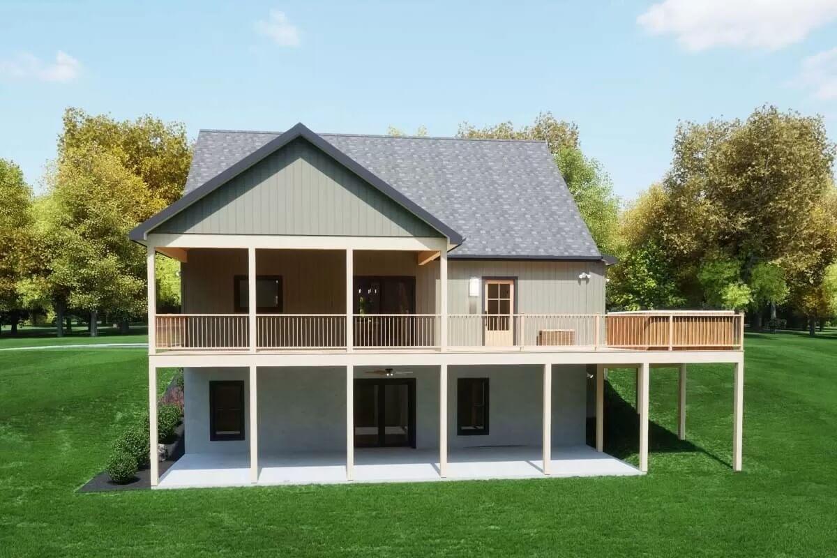 Look at That Spacious Upper Deck for Summer Gatherings