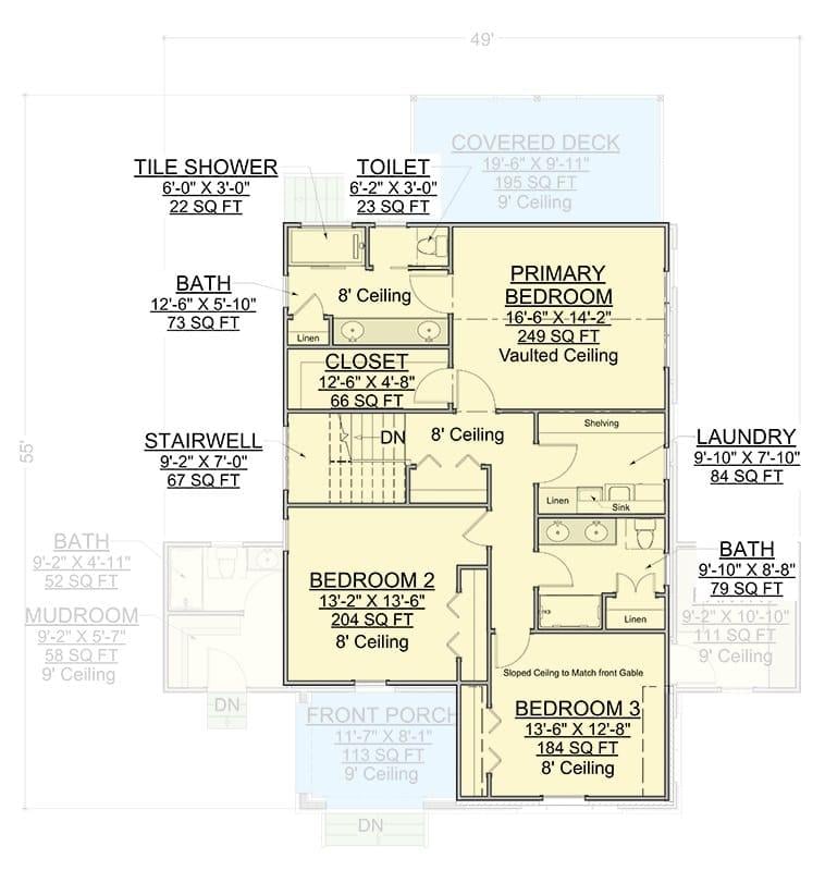 Explore the Practical Layout of the Main Floor With Its Cozy Primary Bedroom