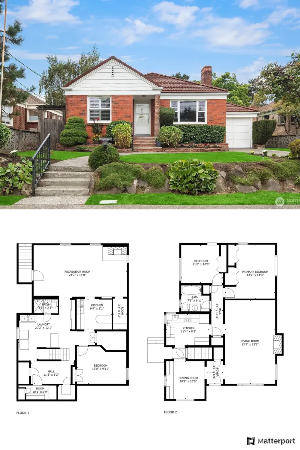 Cape Cod-Style 2-Bedroom Home for a Wide Lot with Covered Patio (2,240 Sq. Ft. Floor Plan)