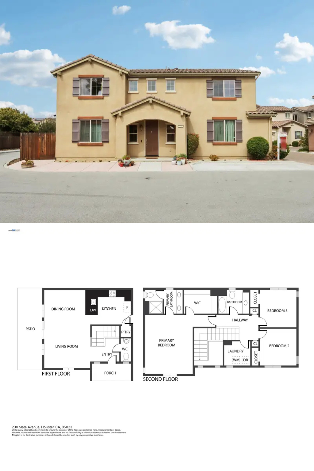 Mediterranean-Style 3-Bedroom Home for a Corner Lot with Open Floor Plan and 2-Car Garage (1,512 Sq. Ft. Floor Plan)