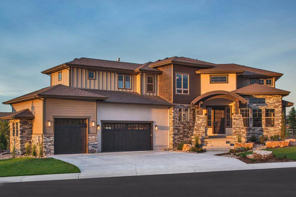 Contemporary-Style 3-Bedroom Home with Angled Garage and Balcony (Floor Plan)