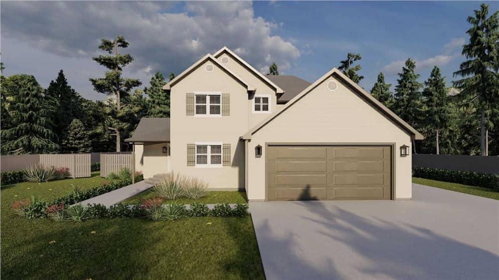 Classic Two-Story Home with a Spacious Front Yard