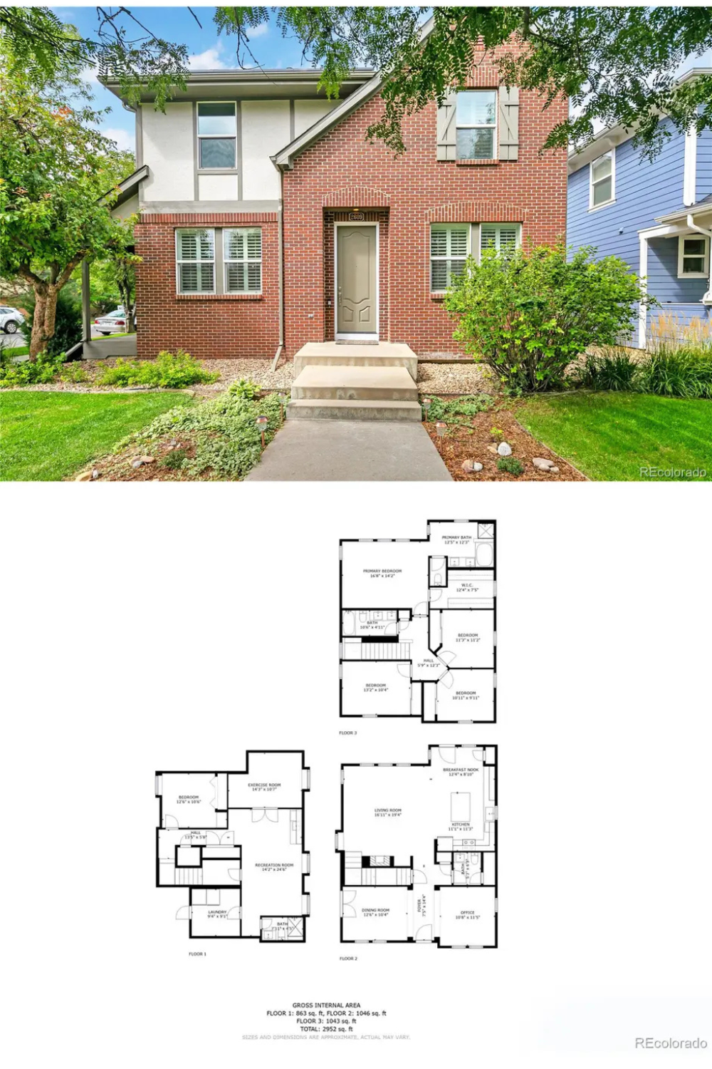 5-Bedroom Tudor-Style Home for a Corner Lot with Wet Bar and Finished Basement (3,363 Sq. Ft. Floor Plan)