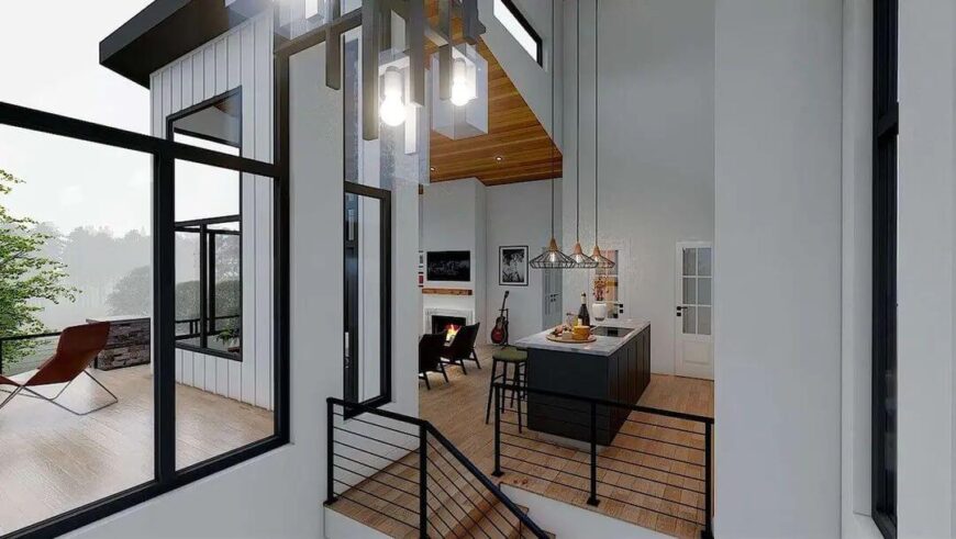 3-Bedroom Transitional Cottage with Wraparound Deck and Oversized ...