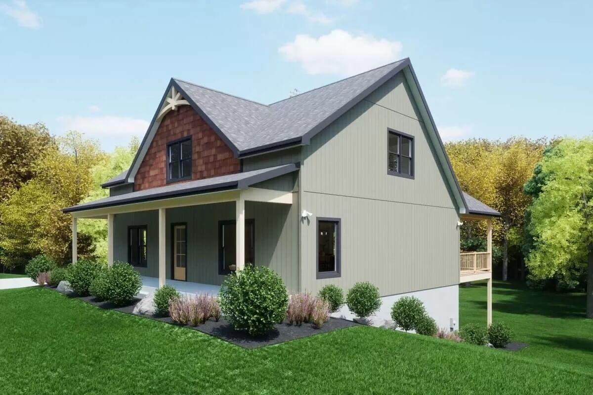 Notice How the Cedar Shake Gable Adds Personality