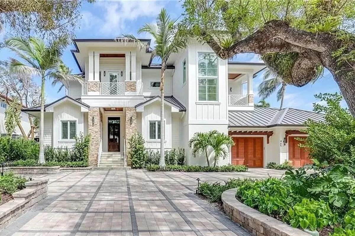 Wow, Look at the Stone Accents and Modern Coastal Elegance