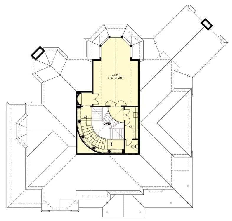 Check Out This Loft with a Curved Staircase