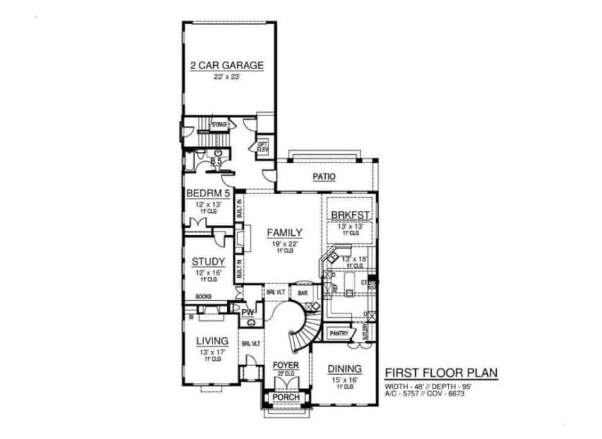 Explore the Versatile First Floor with Integrated Family Space