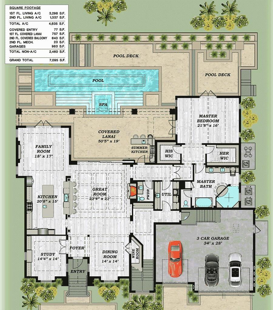 Check Out the Expansive Covered Lanai Overlooking the Pool