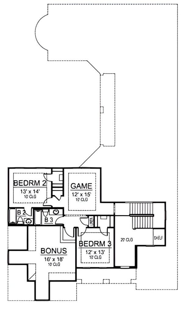 Explore This Versatile Upper Floor Plan with Bonus Room and Game Area