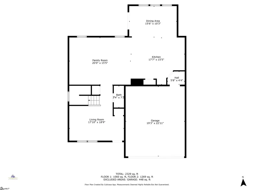 Traditional-Style 4-Bedroom Home for a Corner Lot with Open-Concept Layout (Floor Plan)