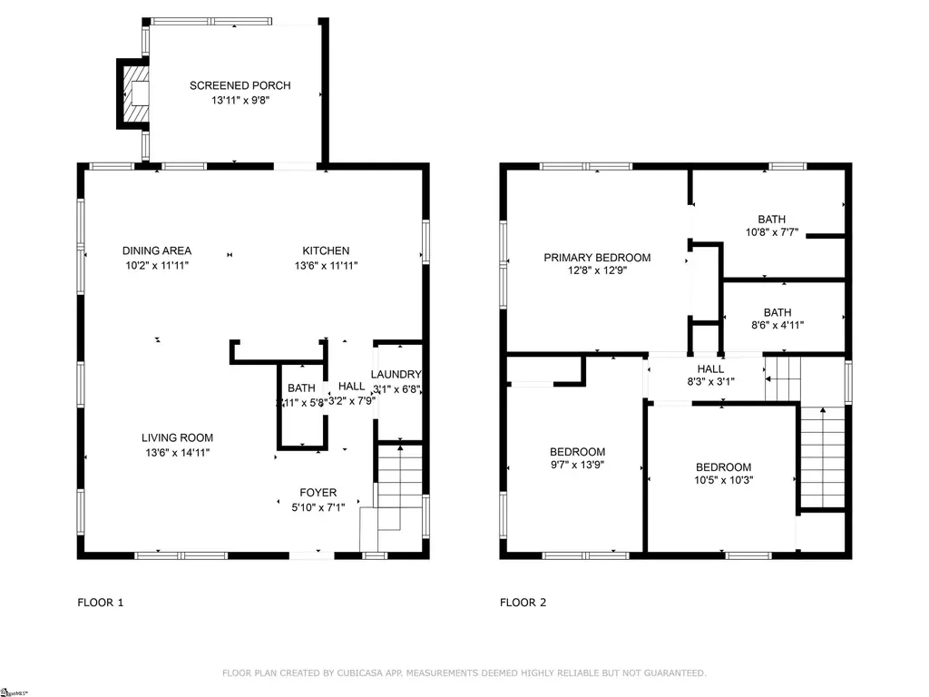 3-Bedroom Craftsman-Style Home with Screened Porch and Two-Car Parking Pad (Floor Plan) 