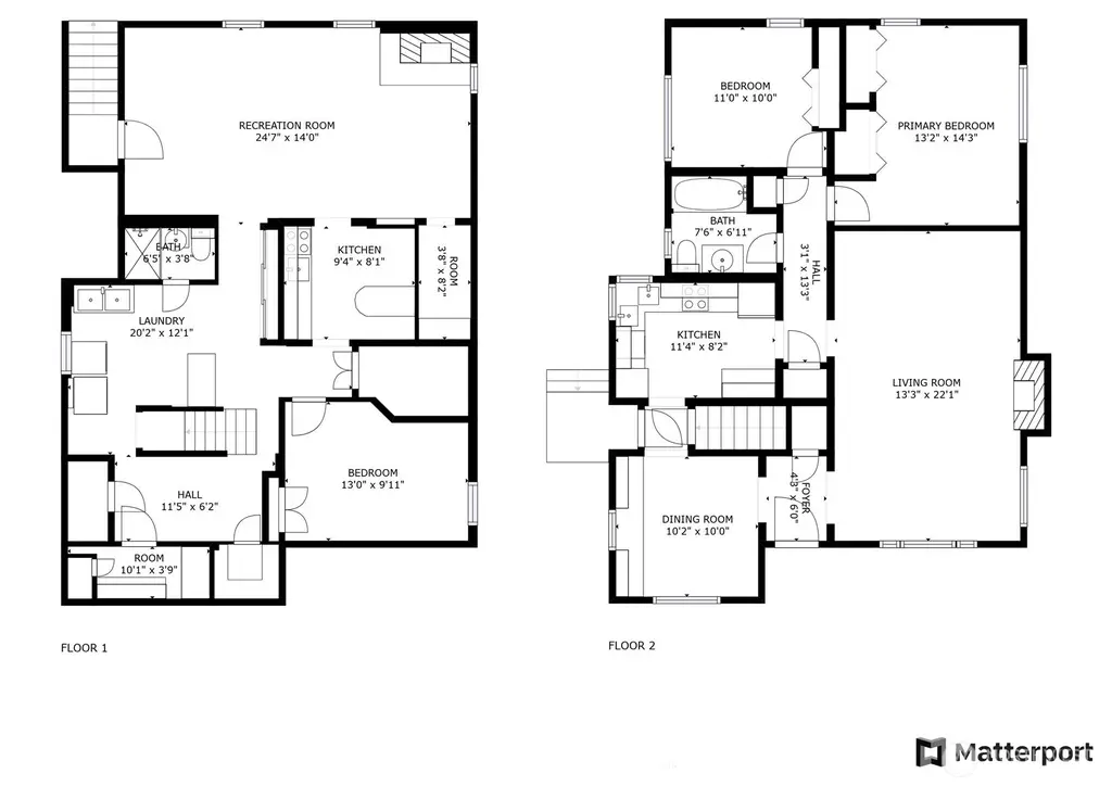 Cape Cod-Style 2-Bedroom Home for a Wide Lot with Covered Patio (2,240 Sq. Ft. Floor Plan)