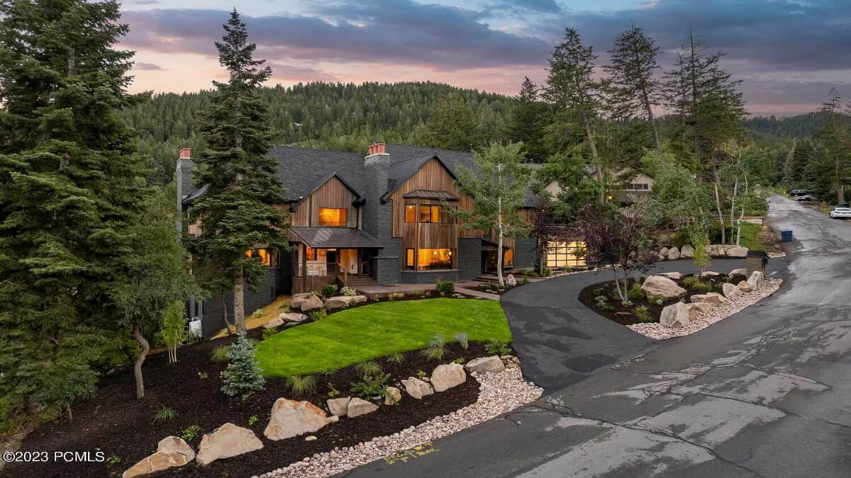 Craftsman Home Nestled Among Towering Pines—Check Out That Dramatic Roofline