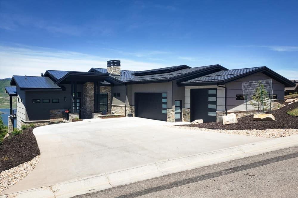 Check Out the Striking Rooflines on This Modern Home
