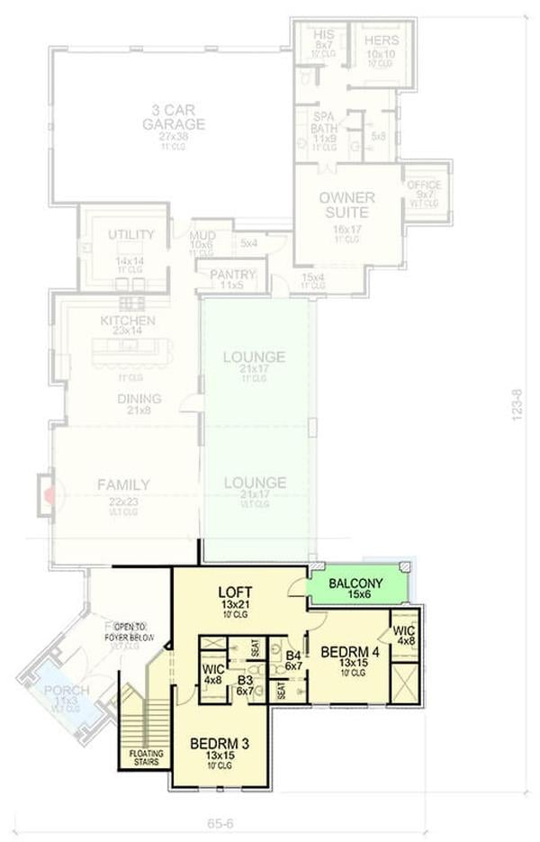 Floor Plan Highlights: Spacious Loft and Multiple Walk-In Closets