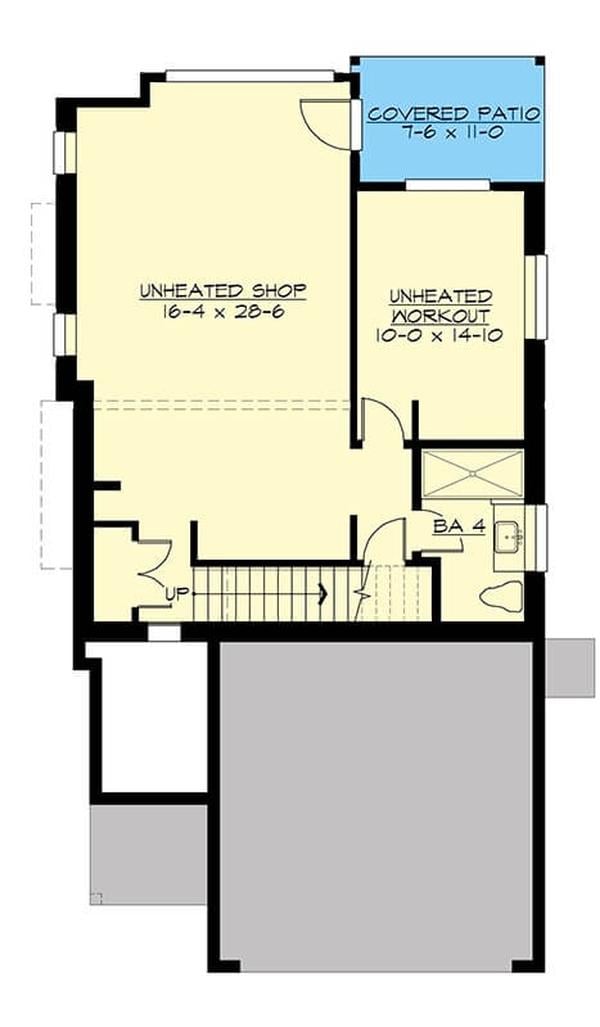 Explore the Versatile Layout of this Unheated Workshop and Workout Area