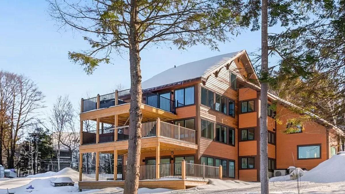 Look at All That Deck Space on This Rustic Retreat