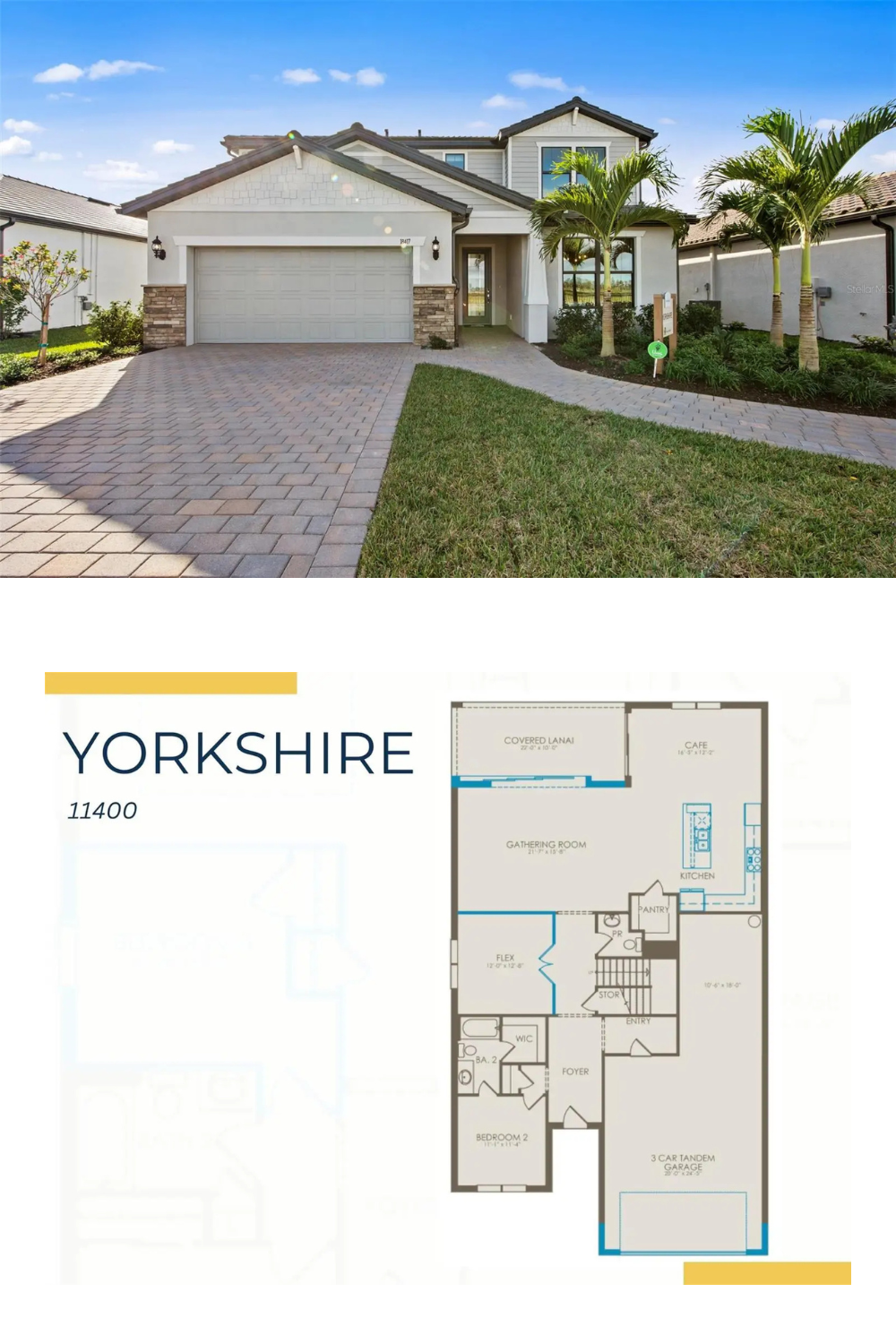 Contemporary 5-Bedroom Coastal Home with Open-Concept Living and 3-Car Garage (3,415 Sq. Ft. Floor Plan)