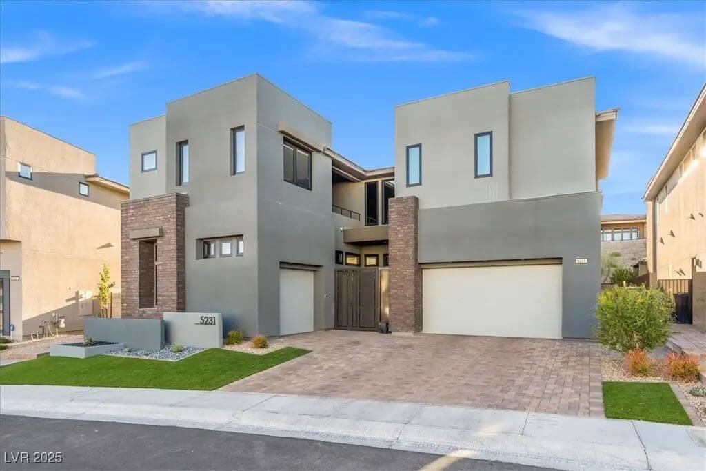 4-Bedroom Contemporary-Style Home with Loft and Balcony (4,445 Sq. Ft. Floor Plan)