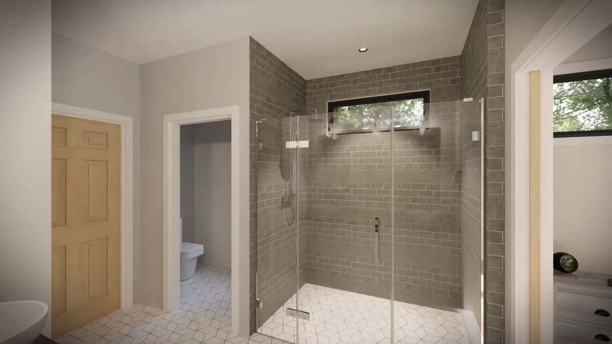 Wow, This Sleek Glass Shower Really Catches the Eye